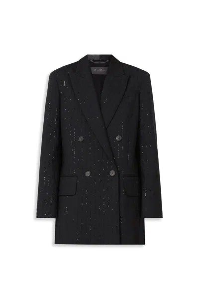 Max Mara Jackets In Black
