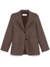 Max Mara Agguati Blazer In Brown