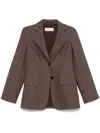 Max Mara Agguati Blazer In Brown