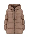 Max Mara The Cube Quilted Jacket In Brown