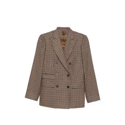 Max Mara Jackets In Brown/black