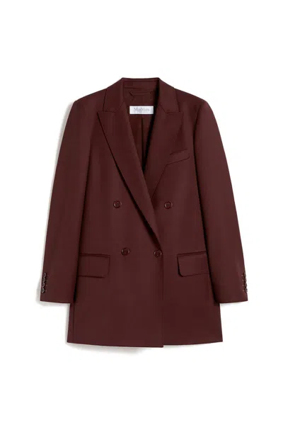 Max Mara Jackets In Burgundy