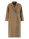 Max Mara Ludmilla Coat In Gray