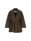 Max Mara Jackets In Green