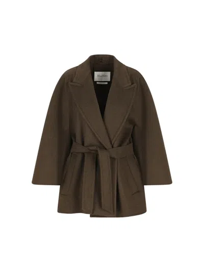 Max Mara Jackets In Green
