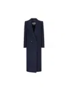 Max Mara 'albania' Virgin Wool Blend Coat In Multicolor