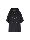 Max Mara Hooded Casual Jacket In Navy Blue