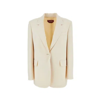 Max Mara Jackets Neutral In Yellow