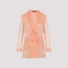 Max Mara Double-breasted Silk Jacket