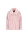 Max Mara Teddy Jacket In Pink