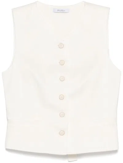 MAX MARA MAX MARA V-NECKED VEST