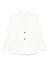 Max Mara Guglia Linen Blazer Jacket In White