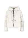 Max Mara The Cube Seif Down Jacket In White