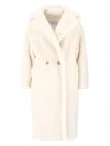 Max Mara Teddy Bear Coat In White
