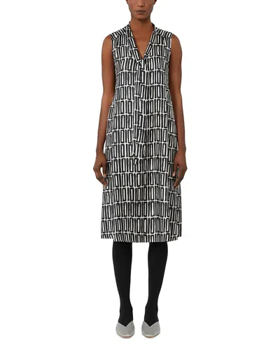 Max Mara Jackie Silk Dress In Blue