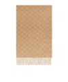 Max Mara Jacquard Camel Stole