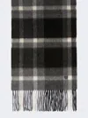 Max Mara Jacquard Cashmere Scarf In Black