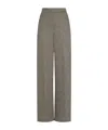 Max Mara Cognac Pants Principe Galles In Gray