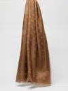 Max Mara Jacquard-knit Viscose And Wool Shawl In Camel