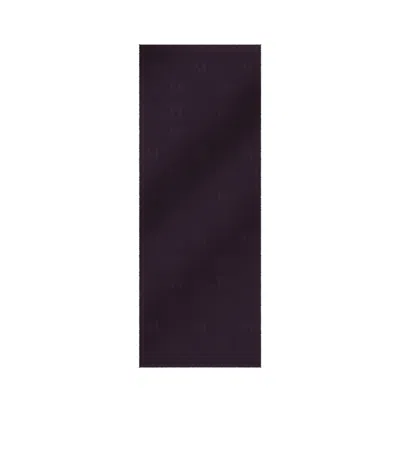 Max Mara Jacquard-knit Wool And Silk Stole In Purple