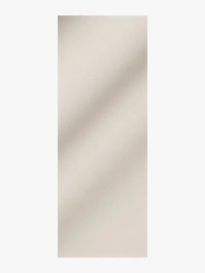 Max Mara Jacquard-knit Wool And Silk Stole In White