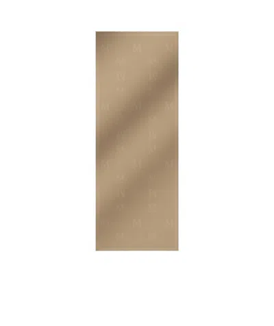 Max Mara Jacquard Knitted Wool And Silk Shawl In Nude