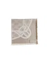 Max Mara Jacquard Scarf In Nude
