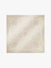 Max Mara Jacquard Silk Shawl In Sand
