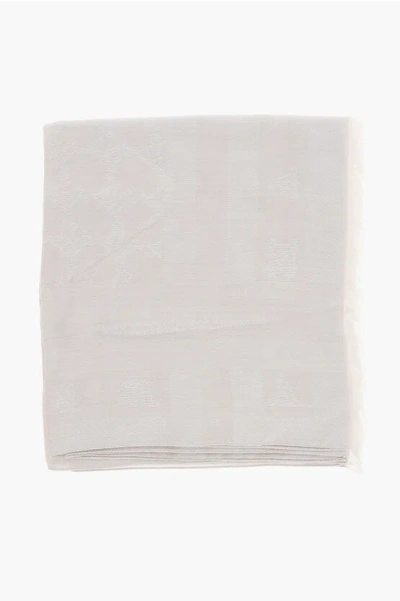 Max Mara Jacquard Wool Blend Mestre Scarf Grösse Unica