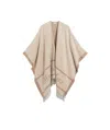 Max Mara Jacquard Wool Poncho