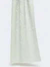 Max Mara Jacquard Wool Stole In White