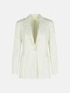 Max Mara 'jadi' Blazer In White Cotton