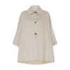 Max Mara Jago Cape In White