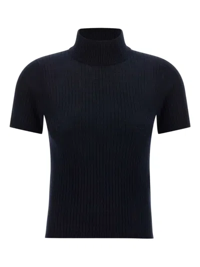 MAX MARA JANAGY RIBBED HIGH-NECK SWEATER