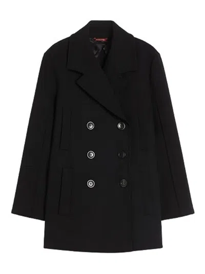 MAX MARA JANZIR DOUBLE-BREASTED CADY JACKET BY