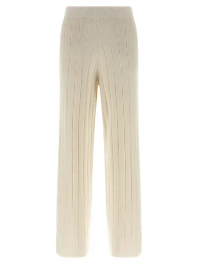 Max Mara Jardin Joggers In Neutral