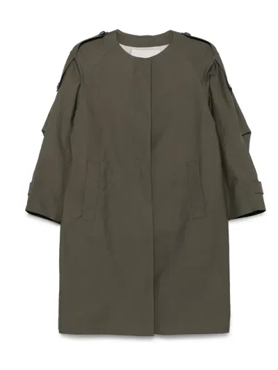 Max Mara Jasmine Coat In Green