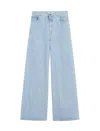 Max Mara Affari Denim Wide Jeans In Blue