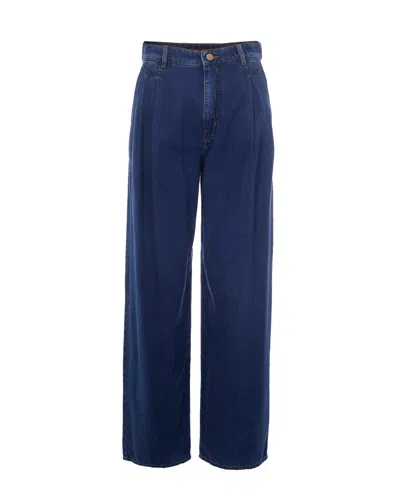 Max Mara Jeans Valvola Blu Medio Pulito In Blue