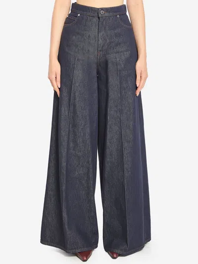 MAX MARA JEANS WIDE LEG IN DENIM