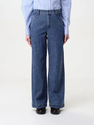Max Mara Jeans Woman Blue