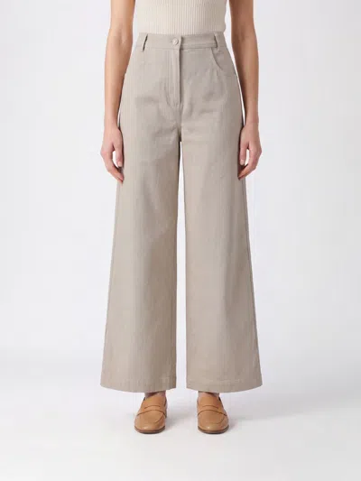Max Mara Jeans Woman Color Beige In Neutral