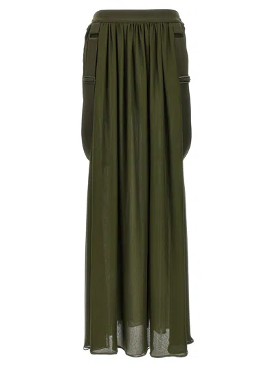 Max Mara Jedy Skirt In Green