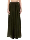 Max Mara Wool And Cashmere Crew-neck Sweater In Military Green