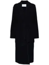 Max Mara 101801 Icon Double-breasted Coat In Blue