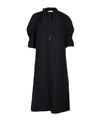 Max Mara Jene Maxi Dress In Black
