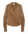 Max Mara Jersey And Tulle Blouse