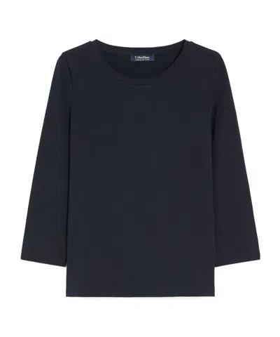 MAX MARA JERSEY BOAT-NECK T-SHIRT