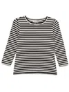 Max Mara Jersey Boat-neck T-shirt In Multi