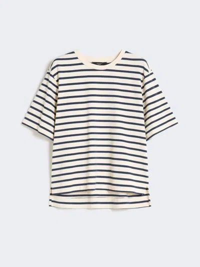 Max Mara Jersey Boxy T-shirt In Multi